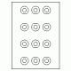 561 - Label Size 34mm dia - 12 labels per sheet